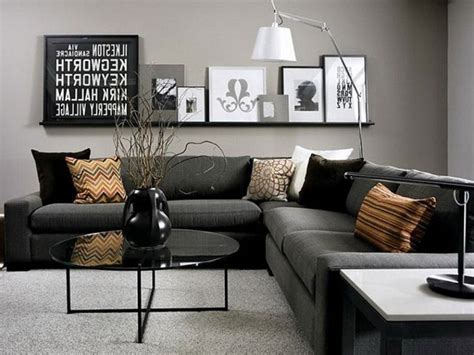 20+ Black Sofa Living Room Colour Scheme – The Urban Decor