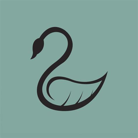 Premium Vector Swan Logo Design Template Swan Logo Concept