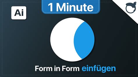 Illustrator Form in Form einfügen 1 Minute YouTube