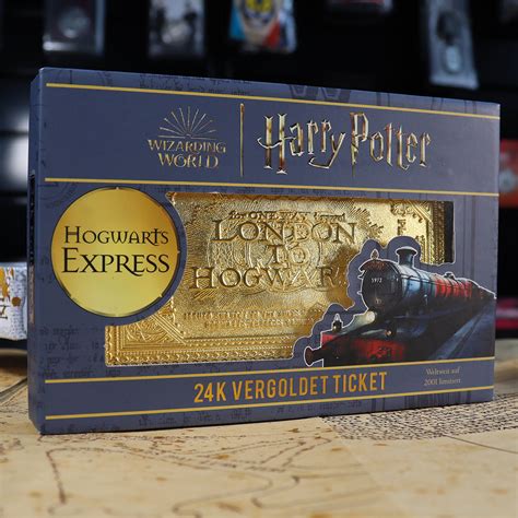 Harry Potter Réplica de boleto dorado del Expreso de Hogwarts Edición