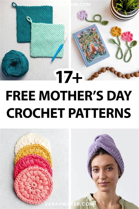 17 Mother S Day Crochet Patterns Last Minute Ideas Too Sarah Maker