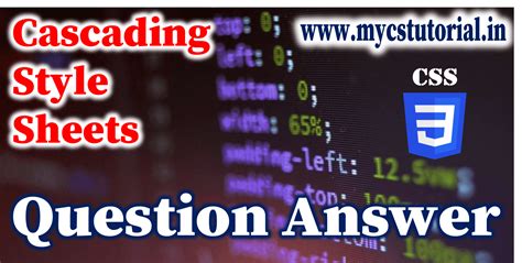 Class 10 Computer Application Code 165 Html Cascading Style Sheet Css Questions Answers