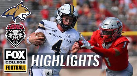 New Mexico Lobos Vs Montana State Bobcats Highlights Fox College Football Youtube