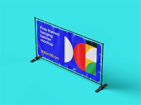 Free Horizontal Standing Banner Mockup Psd Files Good Mockups