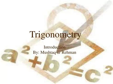 Ppt Trigonometry Powerpoint Presentation Free Download Id6085588