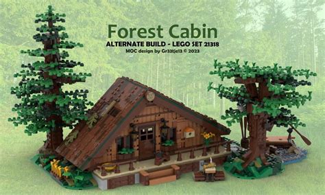 LEGO MOC Forest Cabin by Gr33tje13 | Rebrickable - Build with LEGO