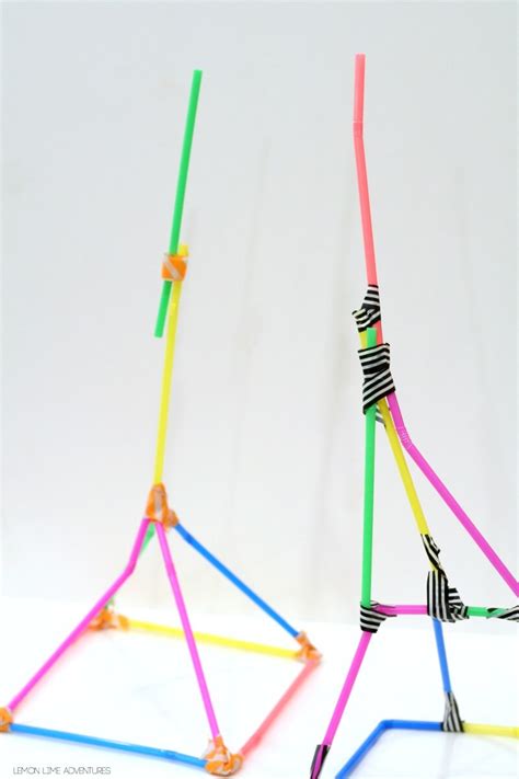 Building with Straws | Simple Engineering Challenge for Kids