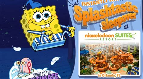 SpongeBob SquarePants Nickelodeon Suites Orlando Sweepstakes ...