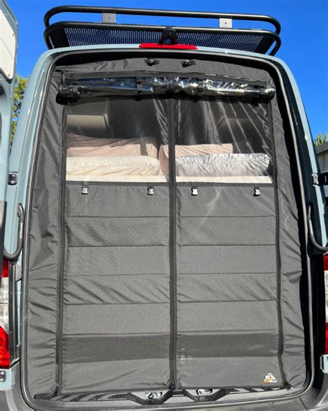 Ncv3 2007 2018 Mercedes Sprinter Van Rear Insect Bug Screen And Insulation Bugwall Northwest