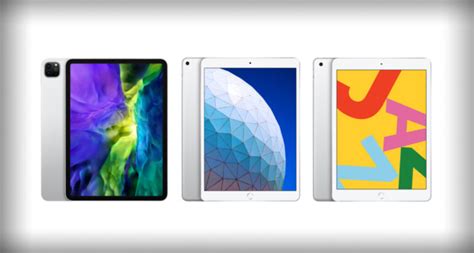 2020 Ipad Pro Vs 2018 Ipad Pro Vs Ipad Air 3 Vs Ipad 7 More Redmond Pie