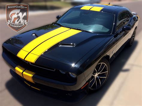 Dodge Challenger Stripes Racing Stripes Rt Graphics Streetgrafx