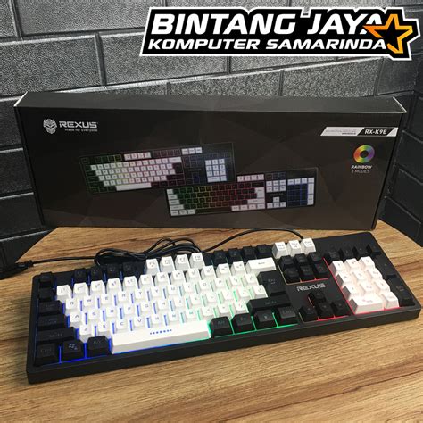 Jual Keyboard Gaming Rexus Battlefire K E Rgb Full Size Shopee Indonesia