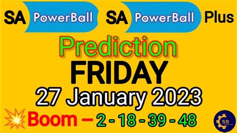 Sa Powerball And Powerball Plus Draw Result 27 January 2023 Sa