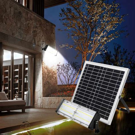 L Mpara Led Jard N Y Exterior Panel Solar Lumens Flood