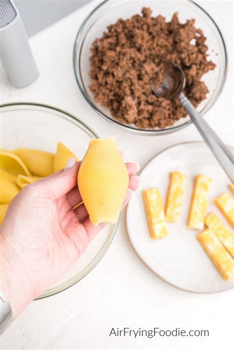 Air Fryer Taco Stuffed Shells Air Frying Foodie