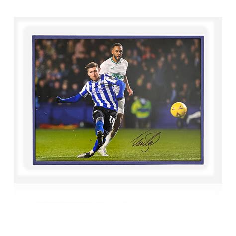 Josh Windass Sheffield Wednesday Signed Mounted Photo The Fan Cave Memorabilia