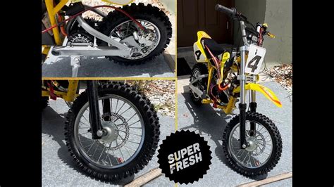 Ultimate E C Razor MX Gets NEW Knobby Dirt Tires So CLEAN Quick