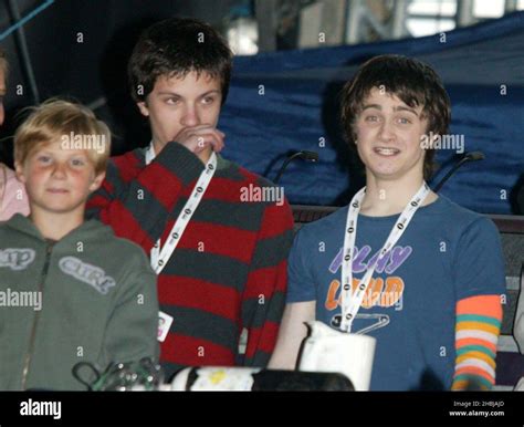 Daniel Radcliffe Harry Potter Stands On The Side Of The Stage For The Red Hot Chili Peppers