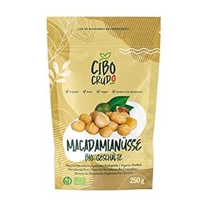 Bio Macadamianüsse Kerne 250g Macadamia Nüsse ohne Schale