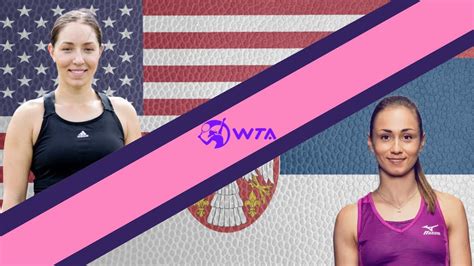 Jessica Pegula Vs Aleksandra Krunic Libema Open Wta