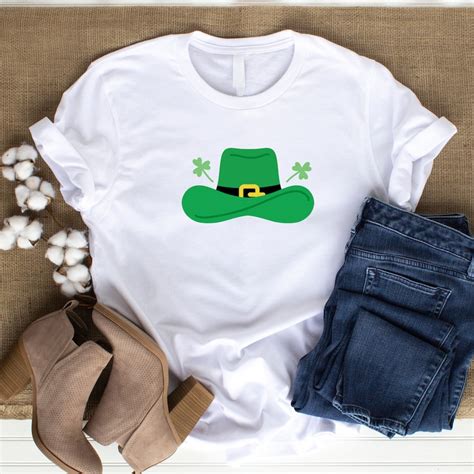 St Patricks Leprechaun Hat Svg Shamrock Hat Svg Clover Hat Svg