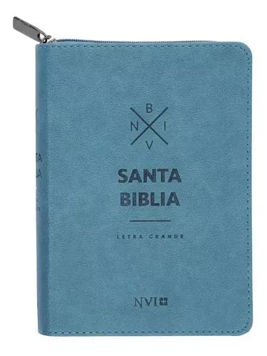 Biblia Nueva Versión Internacional Nvi Letra Grande Azul Envío gratis