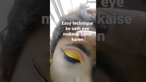 Simple And Easy Technique Ke Sath Eye Makeup Kaise Karentrendingviral