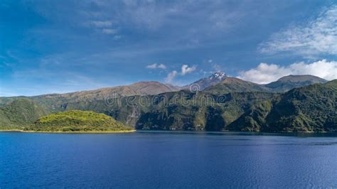 Cuicocha Lagoon and Cotacachi Volcano in Ecuador Stock Image - Image of ...