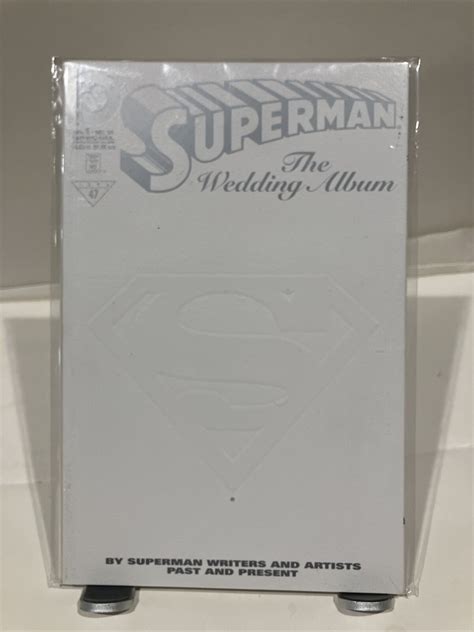 Superman The Wedding Album 1 Blank 1996 DC Comics White Embossed