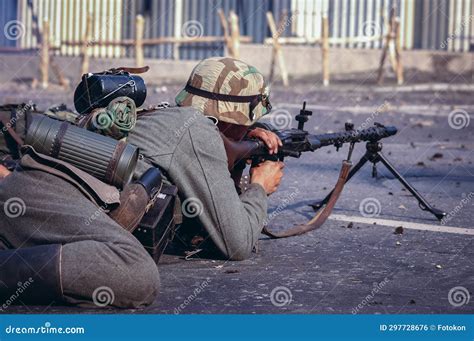 Historical Reenactment Of Warsaw Uprising In Editorial Photo