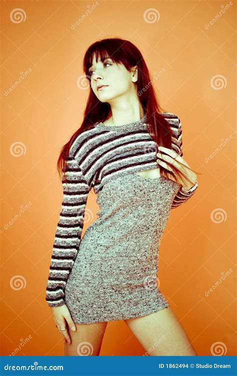 Brunette Sensual Foto De Archivo Imagen De Exquisito