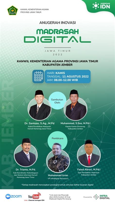 SAFARI ANUGERAH INOVASI MADRASAH DIGITAL JAWA TIMUR 2022