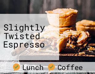 Slightly Twisted Espresso Aus Brisbane Speisekarte