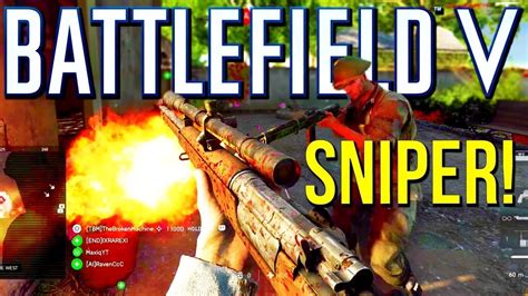 BATTLEFIELD V SNIPER HEADSHOT COMPILATION Lee Enfield No 4 Mk I