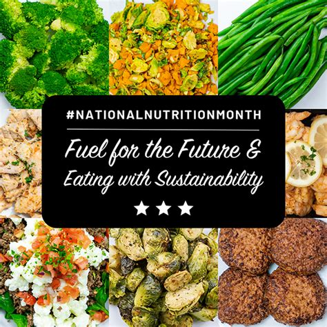 National Nutrition Month Fuel For The Future And Eating With Sustainability