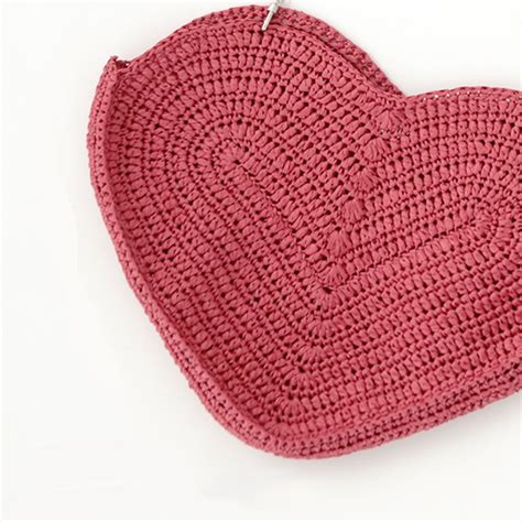 Heart Shoulder Bag Crochet Pattern ~ Diy Tutorial Ideas