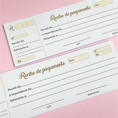Bloco Recibo de Pagamento | Heelu Papelaria