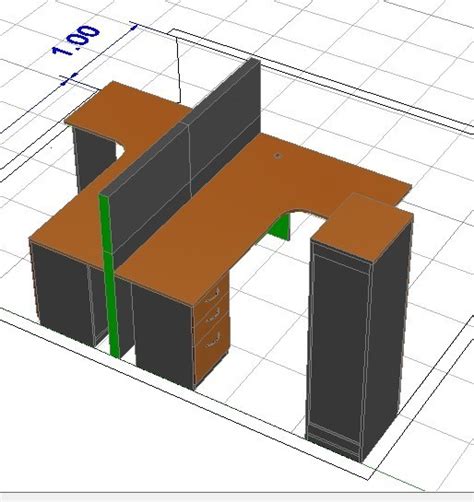 Office Workstation Cubicles DWG Block for AutoCAD • Designs CAD