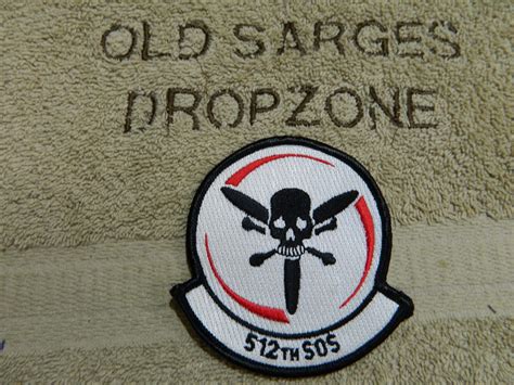 Usaf Patch Th Sos Rescue Squadron Color Old Sarge S Drop Zone