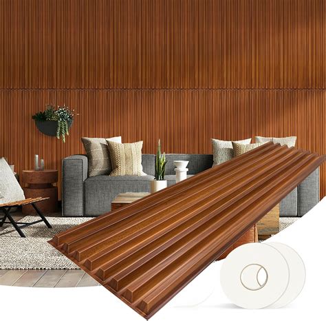 Amazon Stickgoo Pack Slat Wall Panels X D Wall