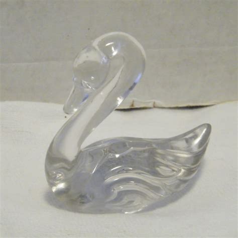 Fenton Glass Swan Etsy