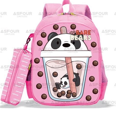 Jual SALEE!!!!.. Tas Boba Viral - Tas Boba Beruang we Bare bears - Tas