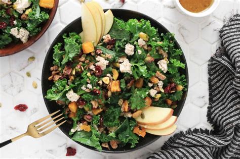 Fall Harvest Salad With Maple Vinaigrette Clean Green Simple