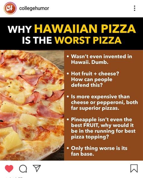 The 26 Funniest Pineapple on Pizza Memes for All Tastes - From Haters to Lovers: - Slice Pizzeria