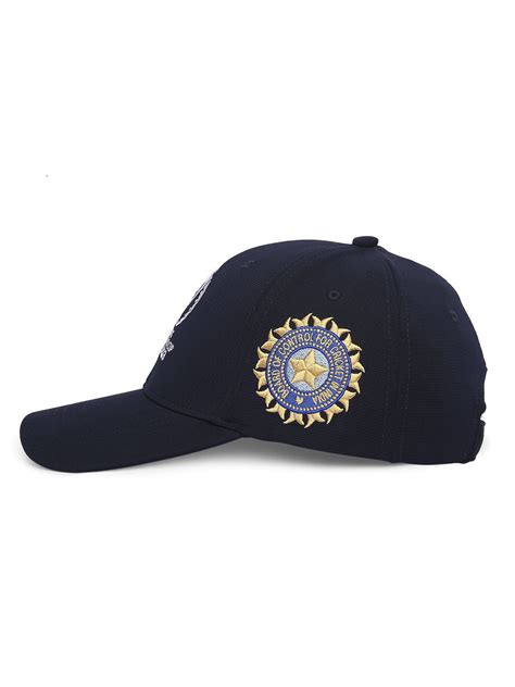 Buy Official Icc Cwc Men Navy Blue Embroidered Team India Cricket