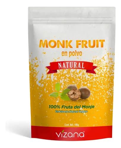 Monk Fruit En Polvo Gr Sin Eritritol Vizana Nutrition Mercadolibre