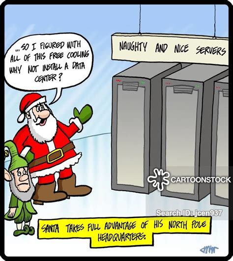 Funny Cartoon Santa