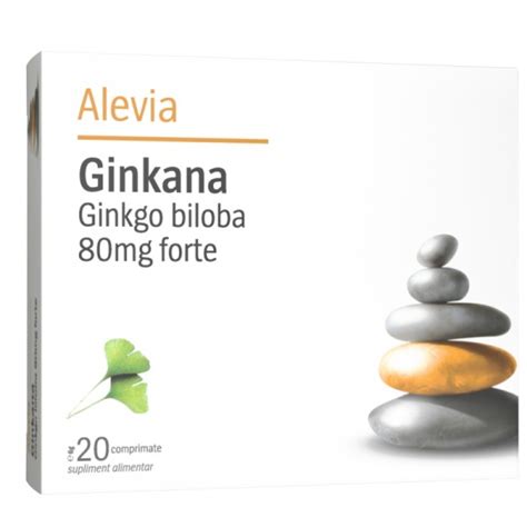 Blister Ginkana Ginkgo Biloba Mg Forte Cpr Alevia