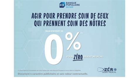 D Sert M Dical La Banque Populaire Du Sud Lance Sa Nouvelle Offre De