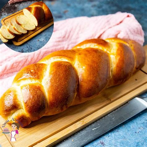 Easiest Challah Bread Recipe 3 Strand Veena Azmanov